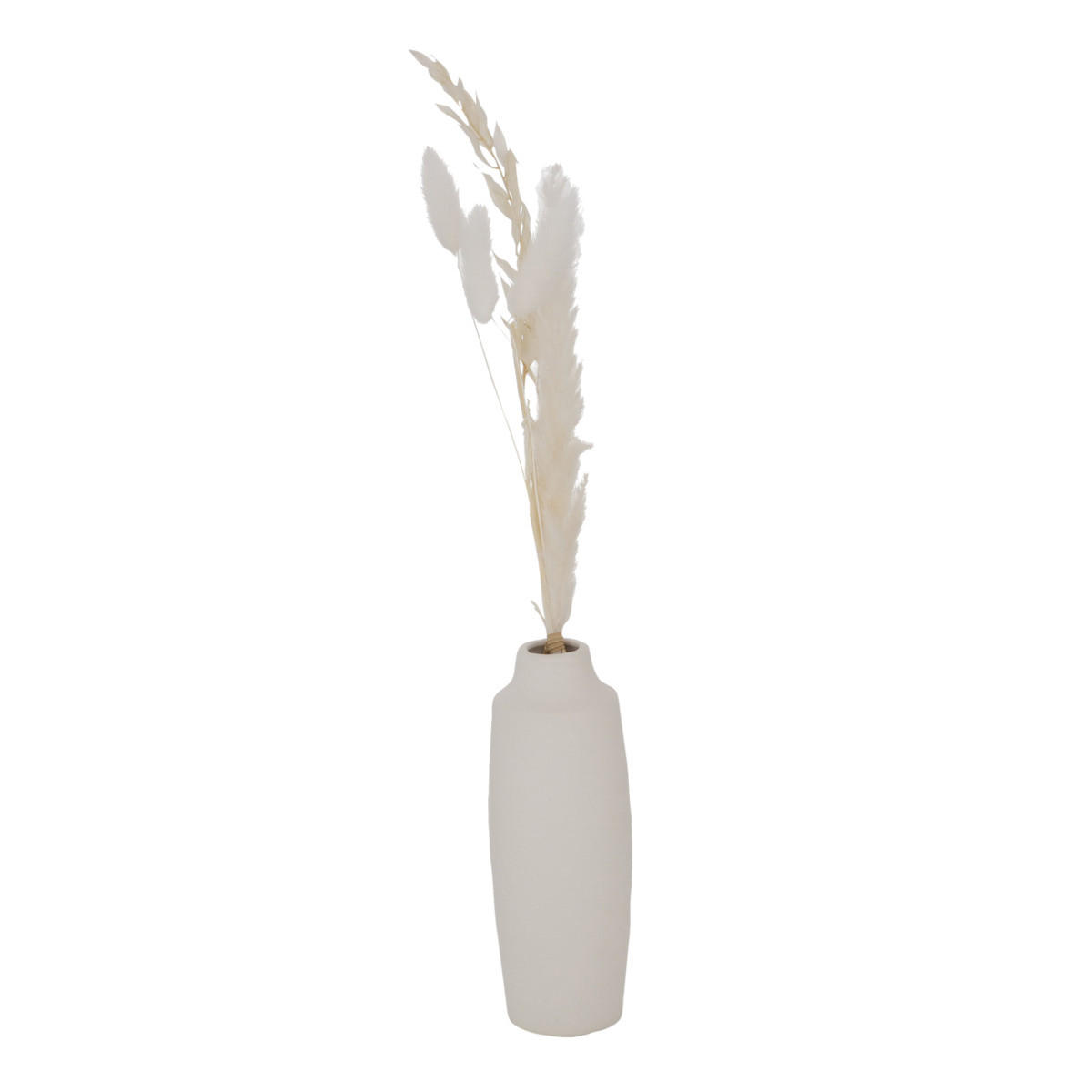 Boltze Home Dekovase Weiß 16 cm