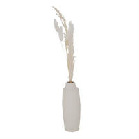DEKOVASE aus Porzellan Bianca 5,5/5,5/16 cm - Weiß, Keramik (16cm) - Boltze Home