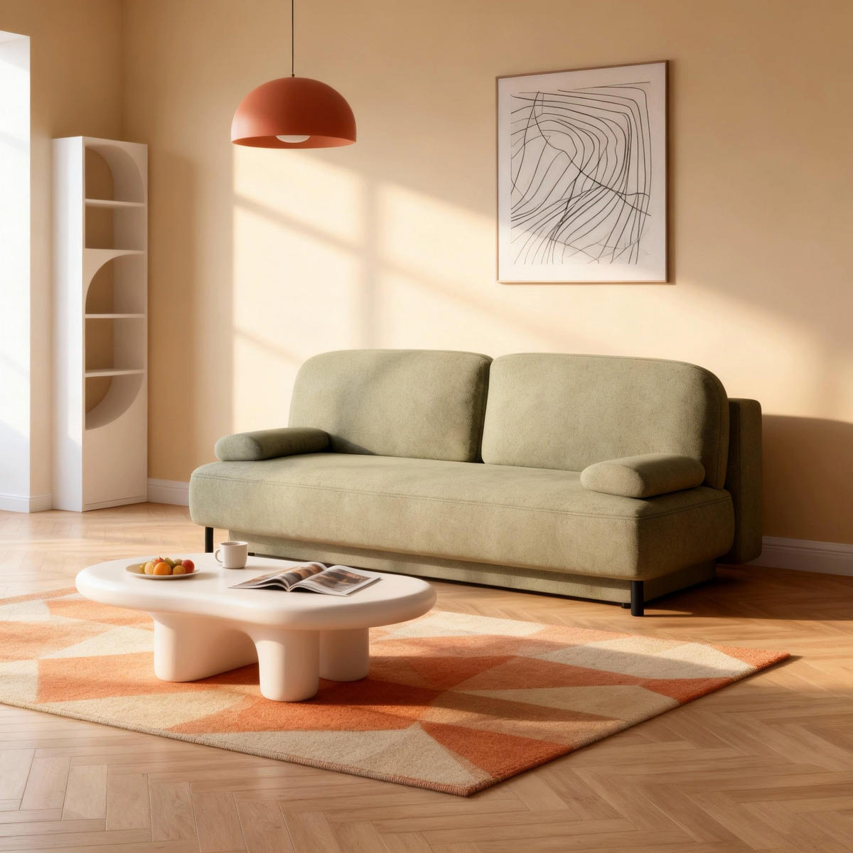 SOFA Tola Multicolor 140 cm - Multicolor, Textil (200/95/90cm) - Pillovely