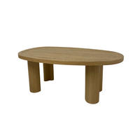 COUCHTISCH OVALI, Modernistisch und Stabil Eiche - Eichefarben, Holz (69/100/39cm) - Kaiser Möbel