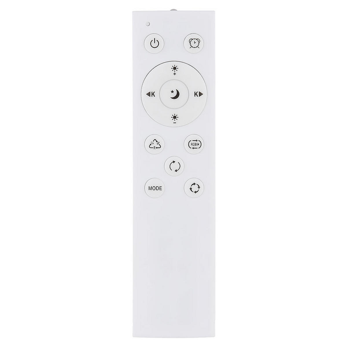 DECKENLEUCHTE DWAIN, WEISS, LED, DIMMBAR - Weiß, Kunststoff (37/37/7cm) - Globo Lighting