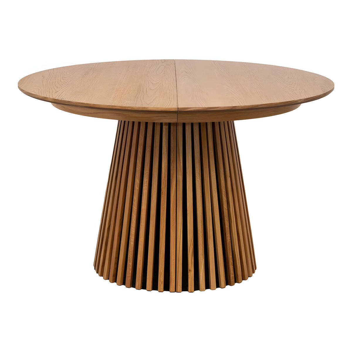 MATGRUPP Tokyo för 6 personer 120 x 120 x 75 cm – natur - Naturfärgad/Honungsek, Trä/Träbaserade material (120/75/120cm) - ebuy24