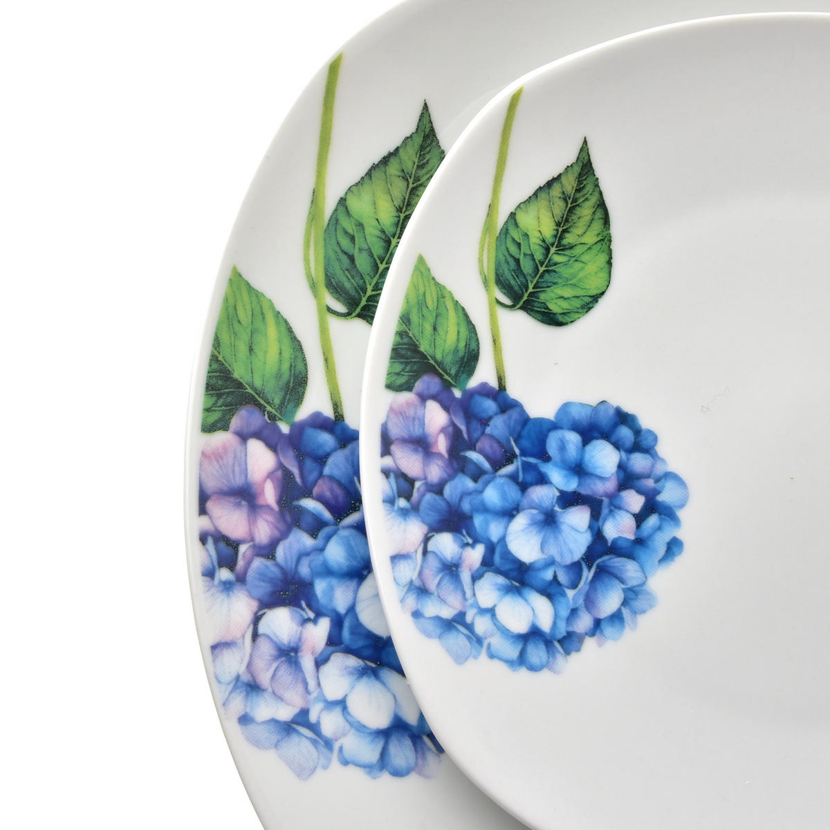 GESCHIRR-SET Lea 16-tlg Blau 30/30/40cm Porzellan - Blau, Keramik (30/40/30cm) - Mondex