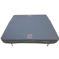 WHIRLPOOL ISOLIERABDECKUNG Grau 218x218cm - Grau, Leder (218/218cm) - Canadian Spa Company