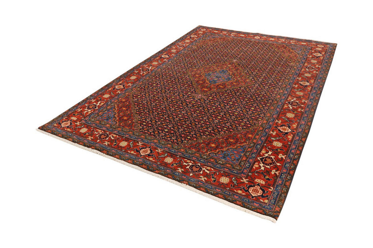 ORIENTTEPPICH handgeknüpft Ardebil Blau 294/194 cm Schurwolle - Blau, Textil (194/294cm) - Looma