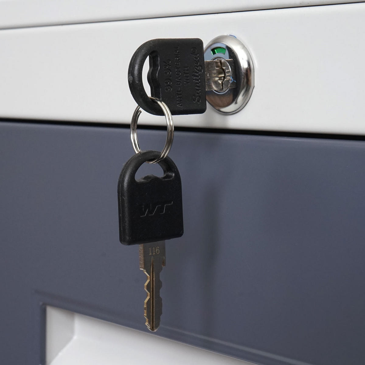 HÄNGEREGISTERSCHRANK HxBxT 103x76x46cm A4 abschließbar Grau-Dunkelgrau - Dunkelgrau, Metall (76/103/46cm) - PROREGAL