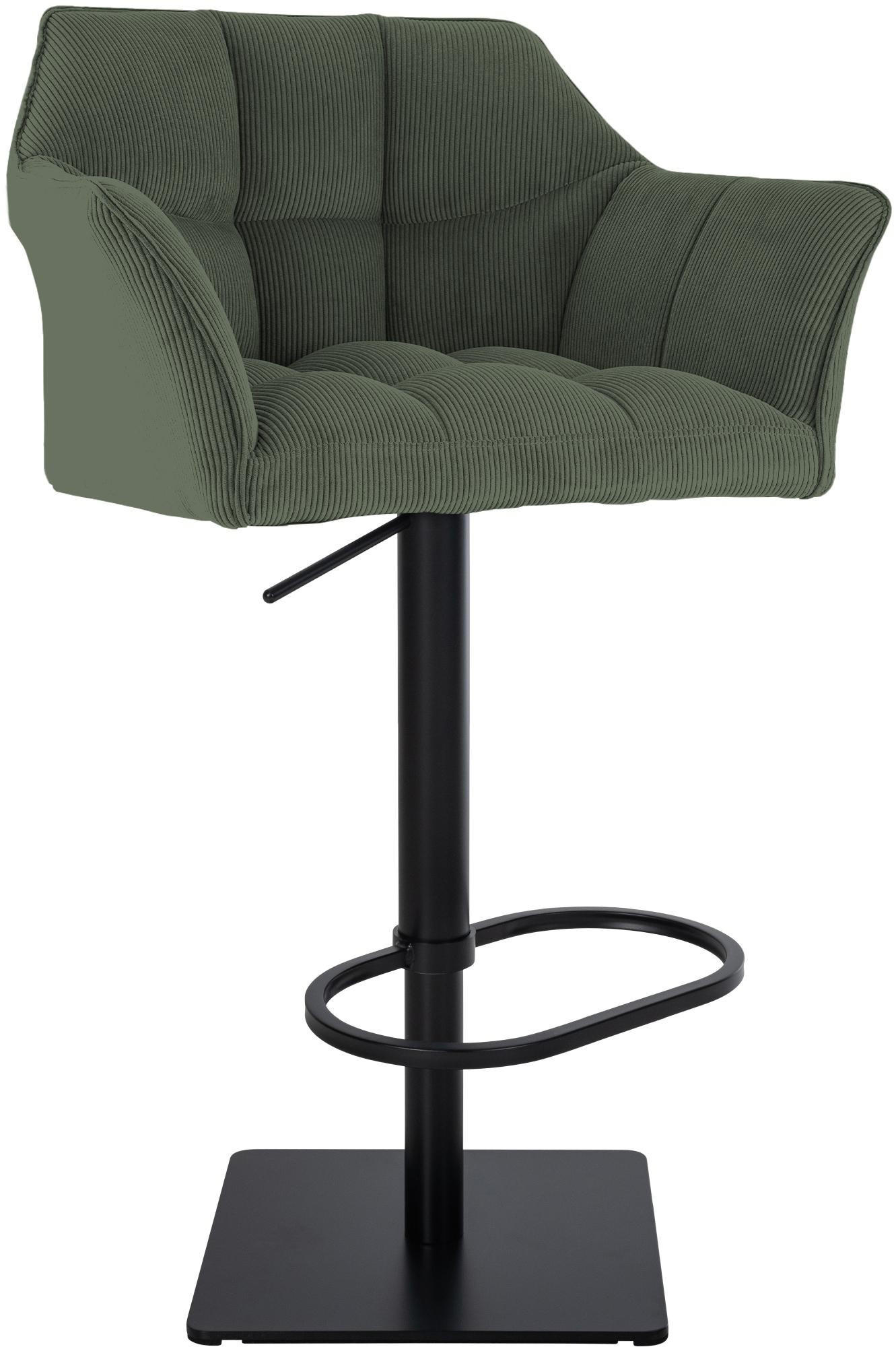 furnicato Barhocker Grün 64x88x45 cm