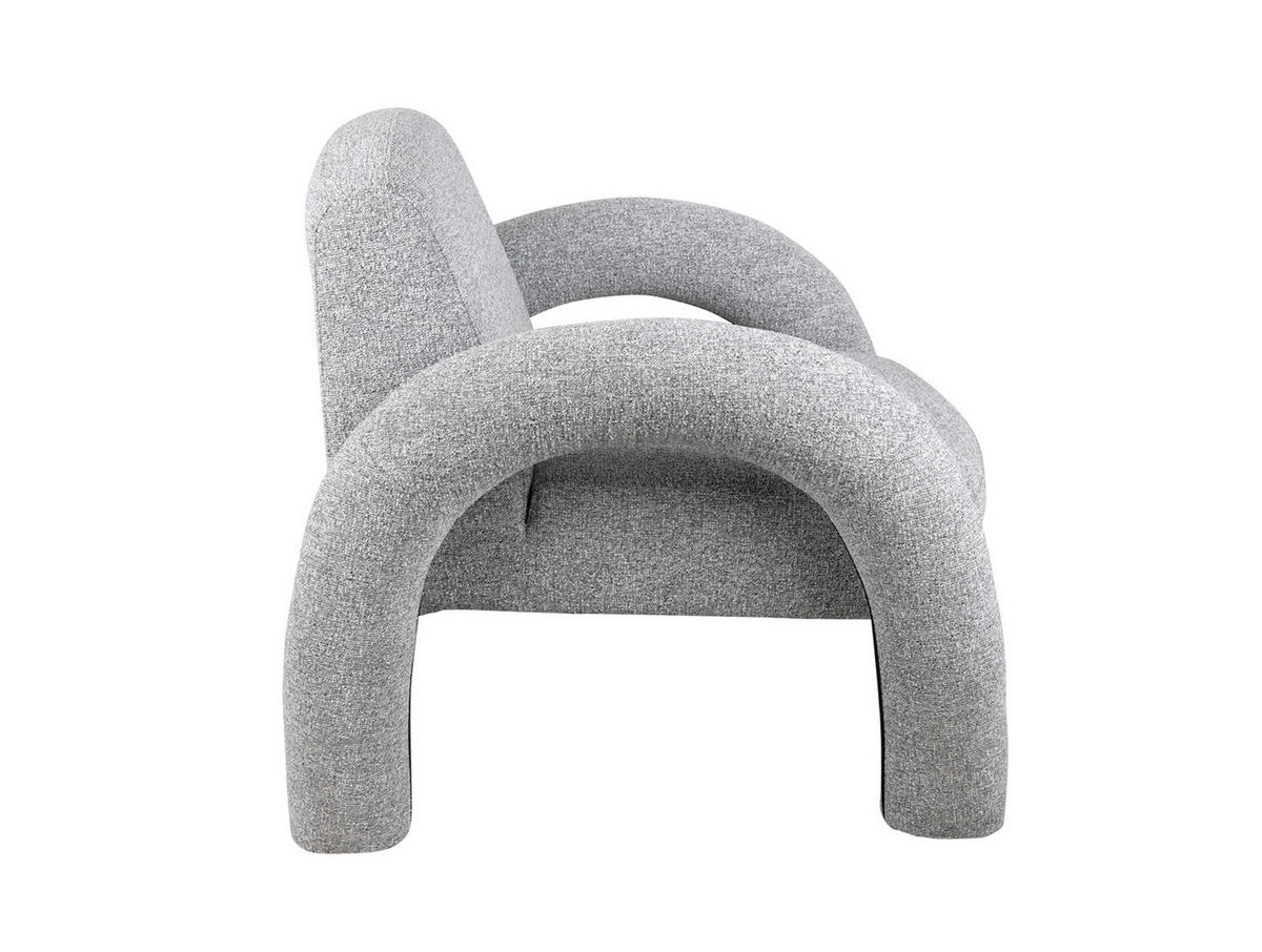 SESSEL Brazo Melange Grau 88/74/74 cm - Grau, Kunststoff (74/74/88cm) - Leitmotiv