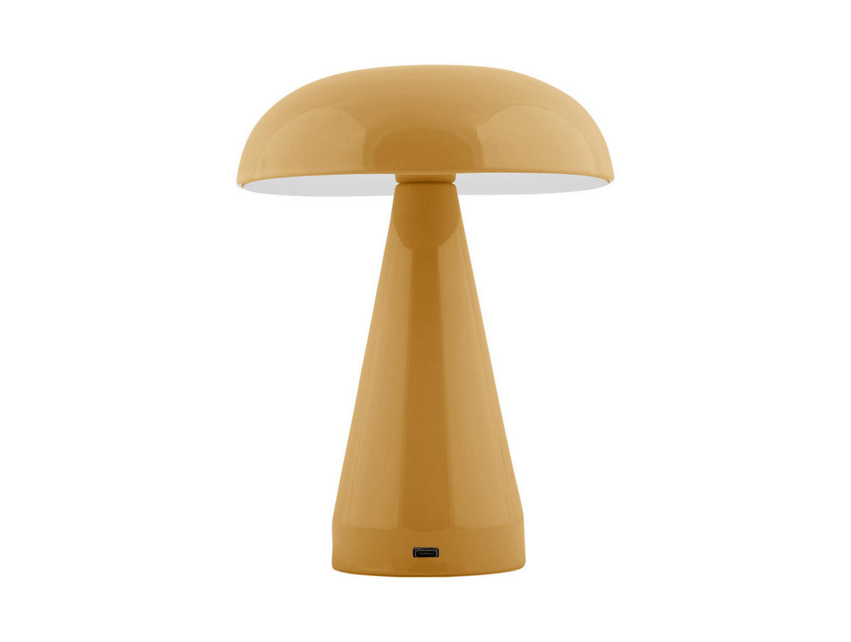 TISCHLAMPE Rachel LED 15.5/15.5/20.5 cm - Gelb, Metall (15.5/15.5/20.5cm) - Leitmotiv