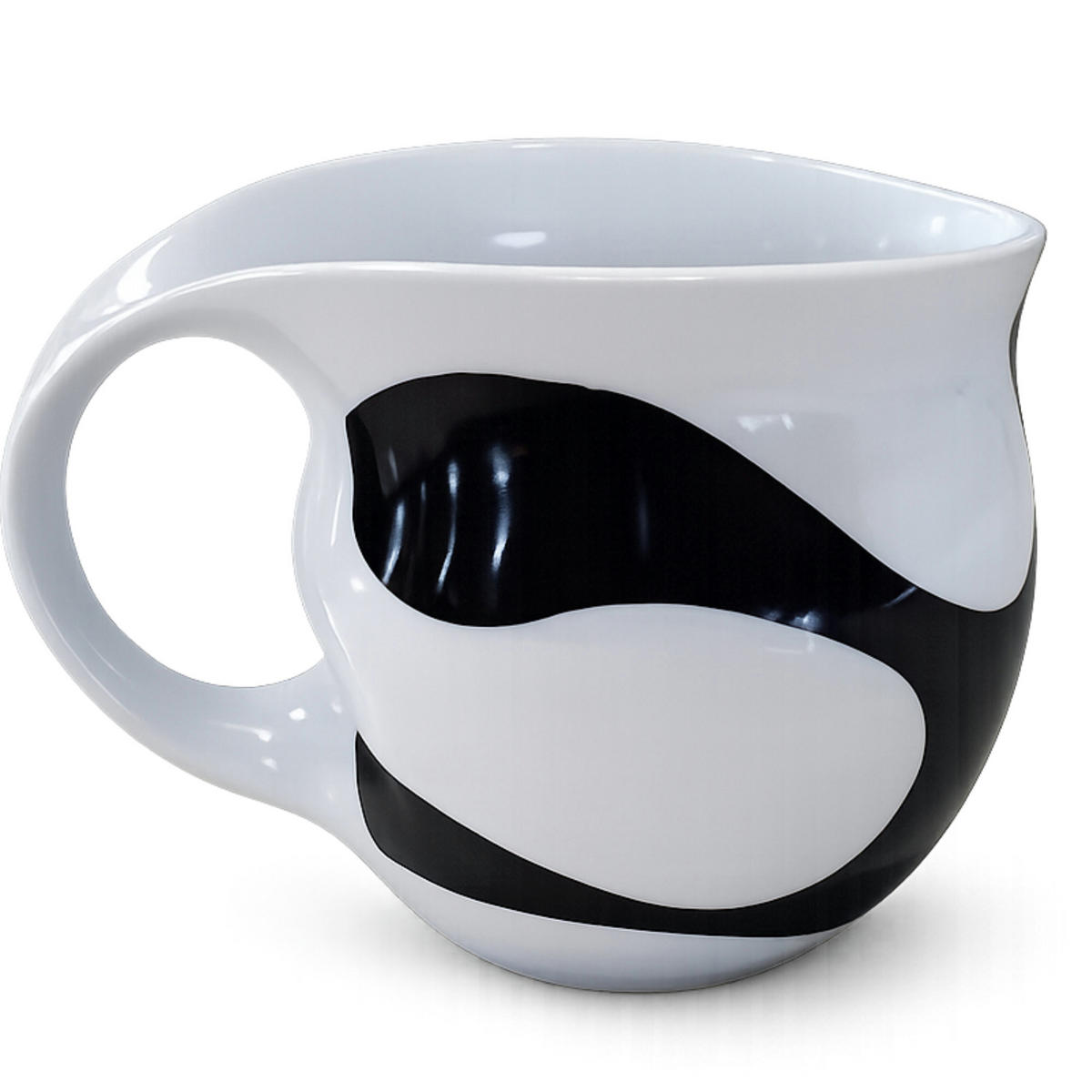 KAFFEEBECHER XXL spot red - Multicolor, Keramik (0.6L) - Luigi Colani Porzellan