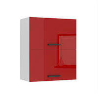 HÄNGESCHRANK SGP2 60 cm, mit 2 Türen, Rot Hochglanz - Rot, Holz (60/72/29.6cm) - B BELINI GROUP