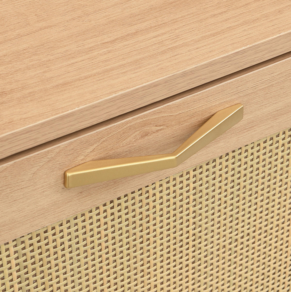 SCHUHSCHRANK aus MDF 108,5x24x100cm in Hell-Eiche mit Ablage - Eichefarben, Holzwerkstoff (108.5/100/24cm) - Modfu