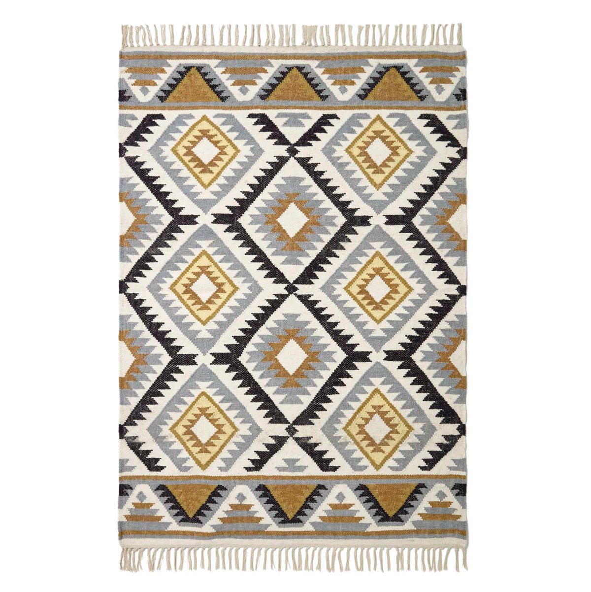 KELIM-TEPPICH Agra handgewebt 120/170 cm - Multicolor, Textil (120/170cm) - Homescapes