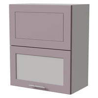 KLAPPHÄNGESCHRANK Bari W8BS/60-AV Weiß / RAL 4009 pastellviolett 60 / 32,5 / 72cm - Violett/Weiß, Holz/Holzwerkstoff (60/72/32.5cm) - Feldmann-Wohnen