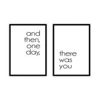 BILD mit Rahmen 2er Set 51x71 cm Spruch: Liebe - Weiß, Holz (51/71cm) - artissimo