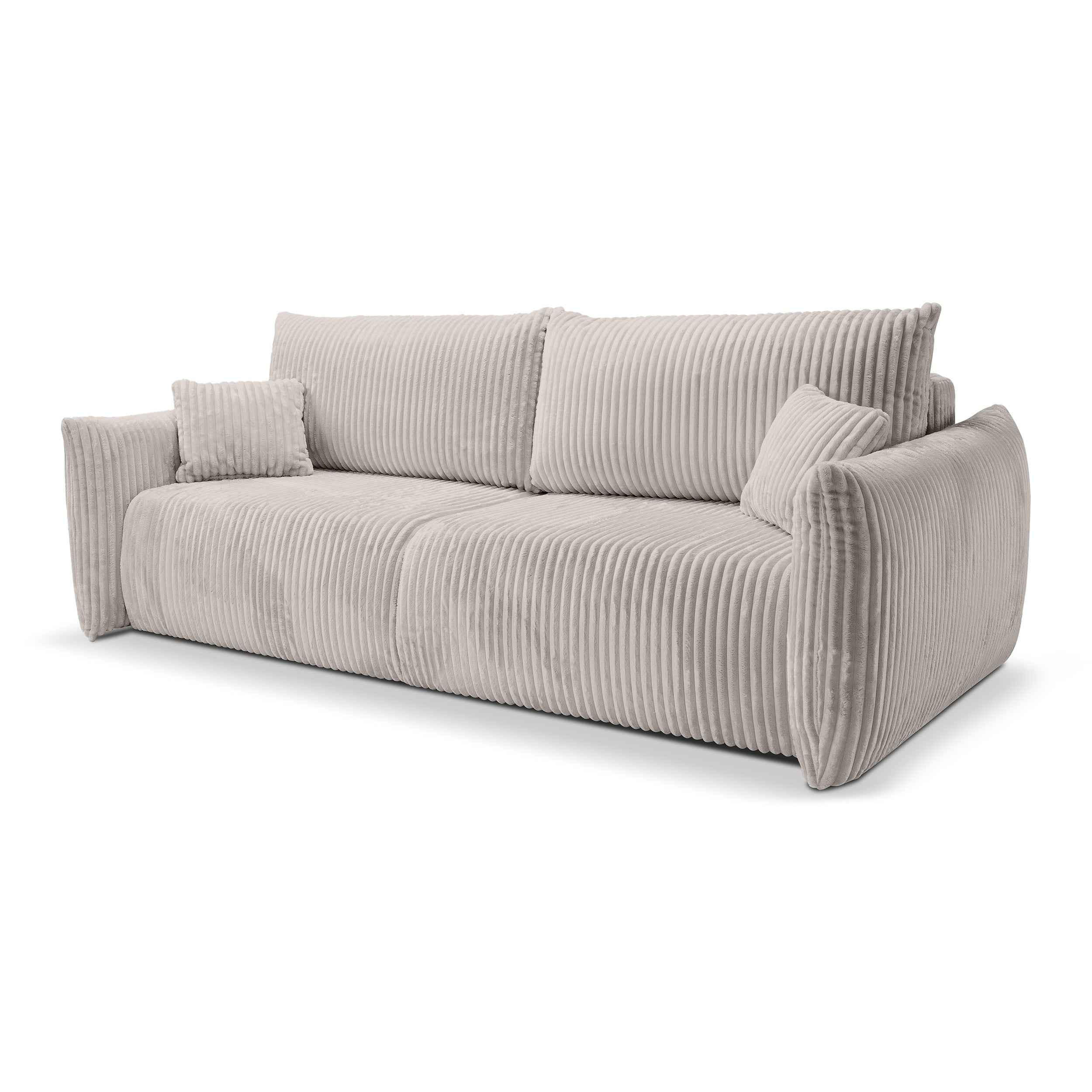 Pillovely Ecksofa Mehrfarbig 240x88x108 cm