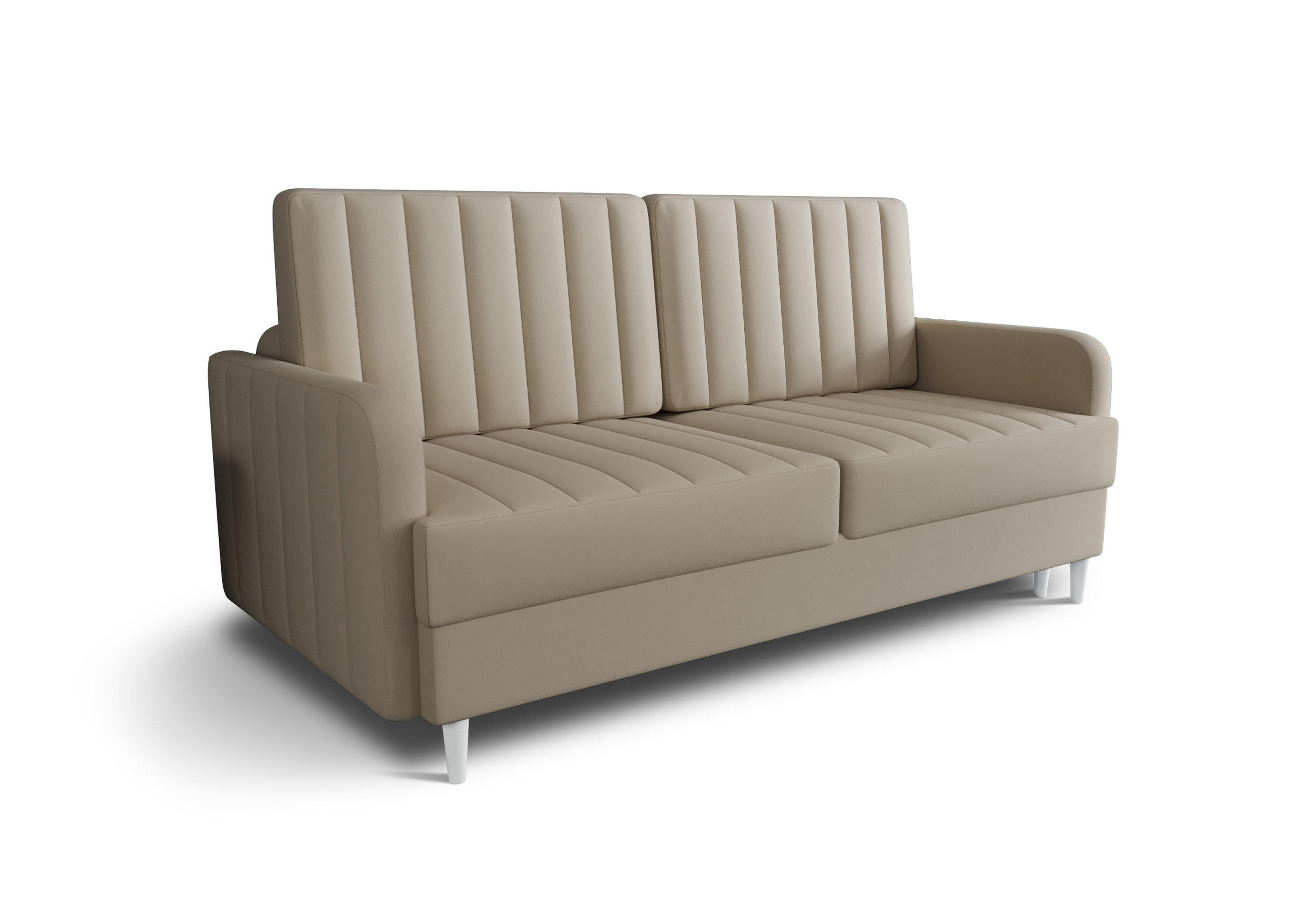 O-Sofa Schlafsofa Beige 222x100x100 cm