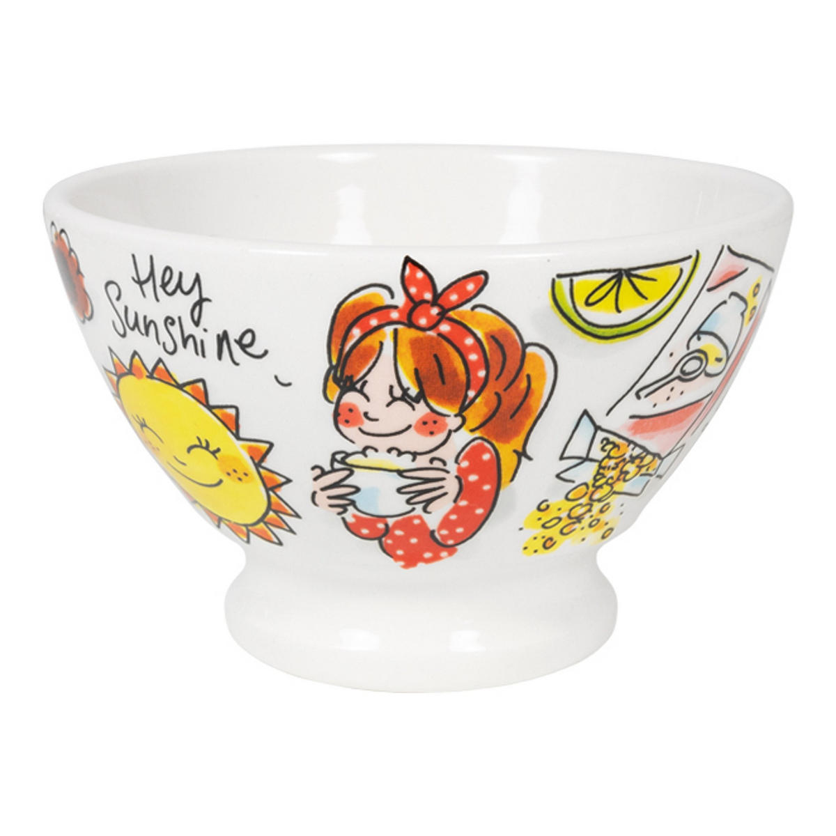 SCHALE AUF FUSS Dicke Umarmung in Bunt - 13cm - Multicolor, Keramik (12.7/8.3/7.4cm) - Blond Amsterdam