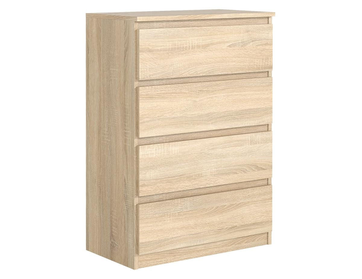 KOMMODE mit 4 Schubladen SonomaEiche - Sonoma Eiche, Holzwerkstoff (102/70/39cm) - MebLocker