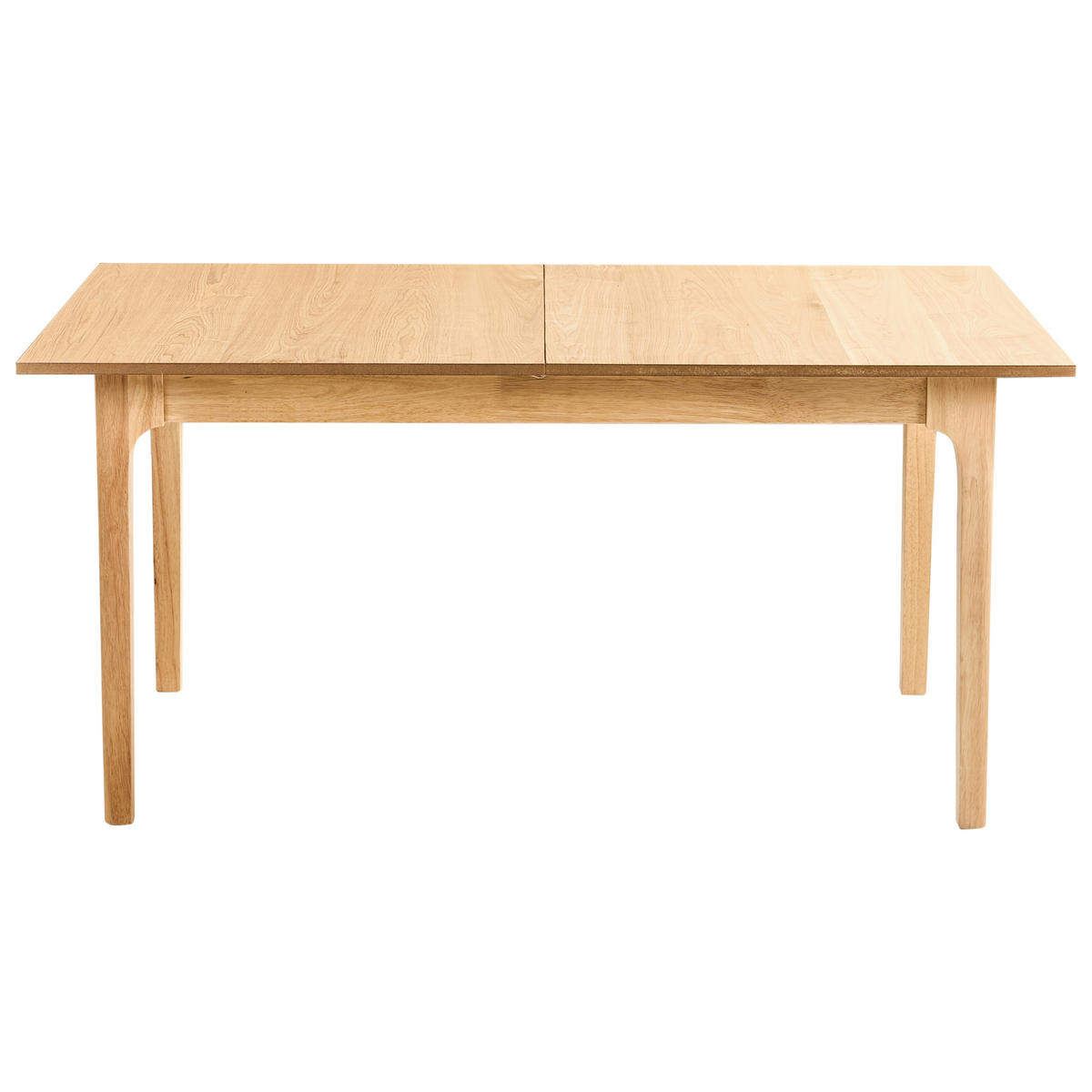 JÍDELNÍ STŮL vysunovací Světlý Jasan 160-200/90 cm Delmas - světle hnědá, kompozitní dřevo (160/90/76cm) - Beliani