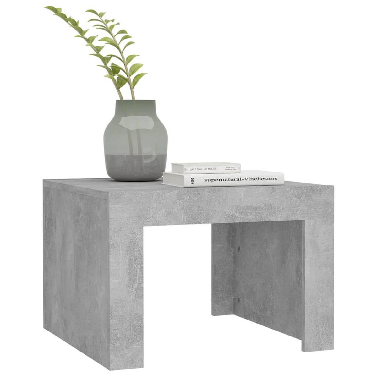 COUCHTISCH Betongrau 50x50x35 cm Holzwerkstoff - Grau, Holzwerkstoff (50/50/35cm) - furnicato
