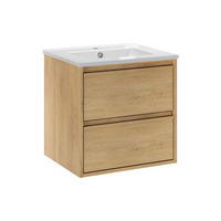 WASCHTISCH 51cm Edmé Holz - Braun, Holzwerkstoff (51/52/46cm) - Petits-meubles