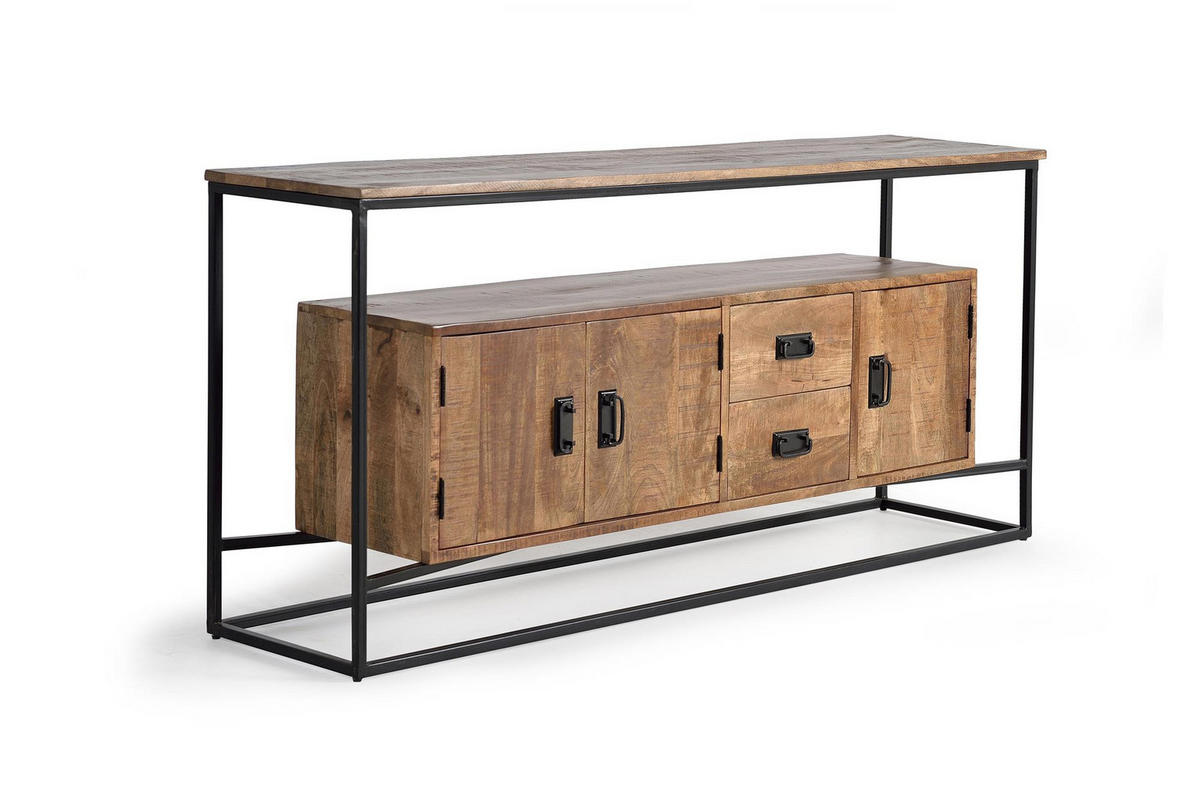 SIDEBOARD aus Mangoholz - Braun, Holz (40/80/180cm) - Giner y Colomer