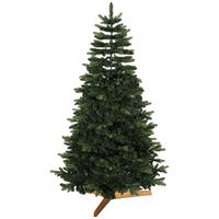 WEIHNACHTSBAUM PVC Stahl Grün - Grün, Kunststoff (180cm) - HOMCOM