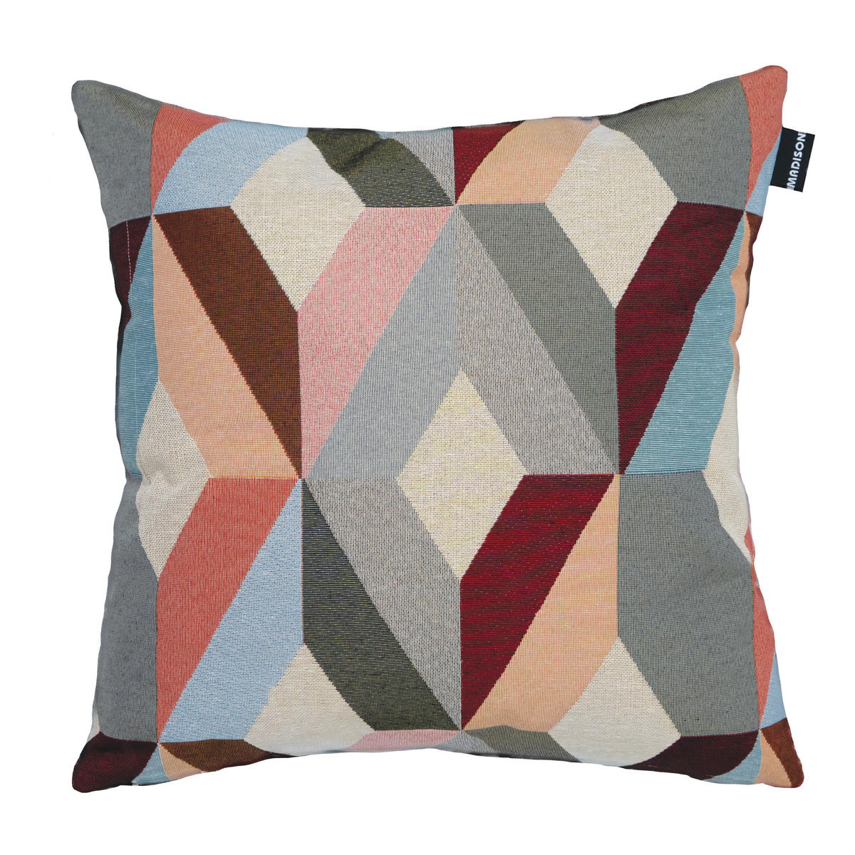 DEKORATIONSKISSEN Madison Home - Mehrfarbig - 45/45/10 cm - 4er-Set - Rotbraun/Multicolor, Textil (45/45cm) - Madison