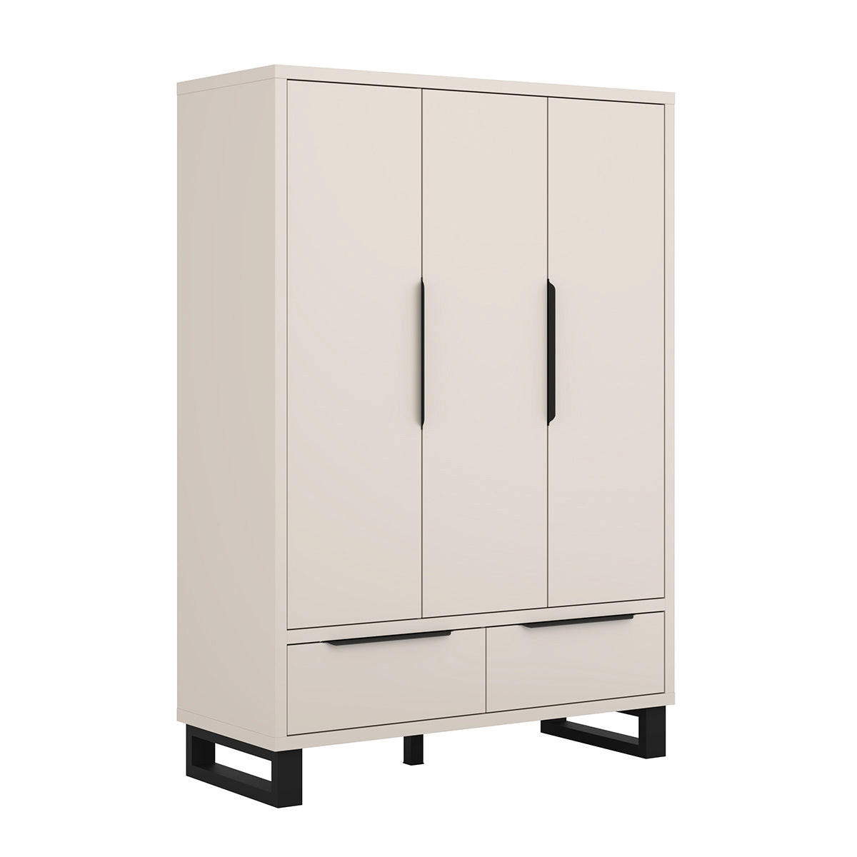 OMARA 3 vrati Eden Kašmir - bež, leseni material (145/210.3/60cm) - Petits-meubles