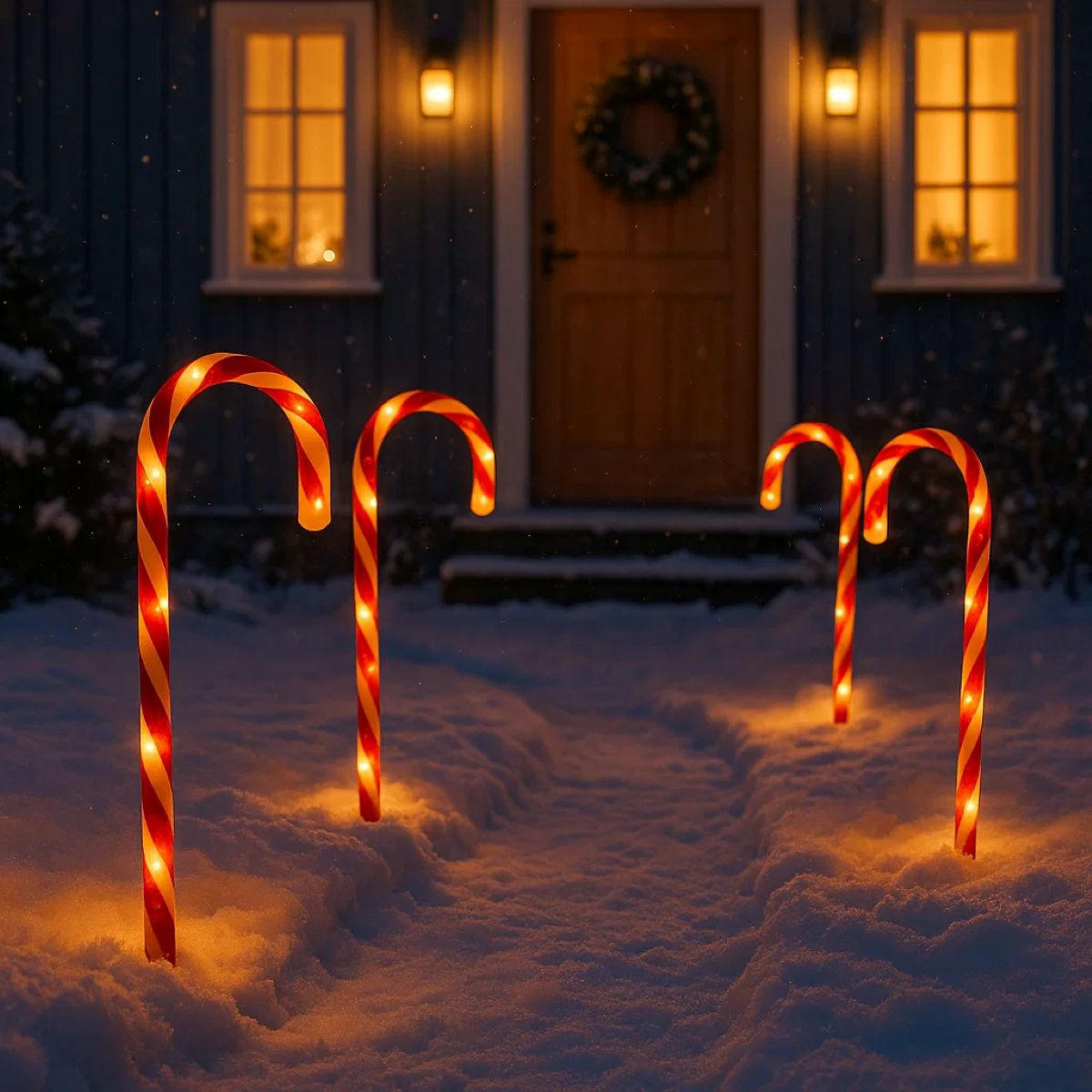 WEIHNACHTSLAMPEN 47 cm - Rot, Kunststoff (1.8/47/1.8cm) - Home Styling Collection