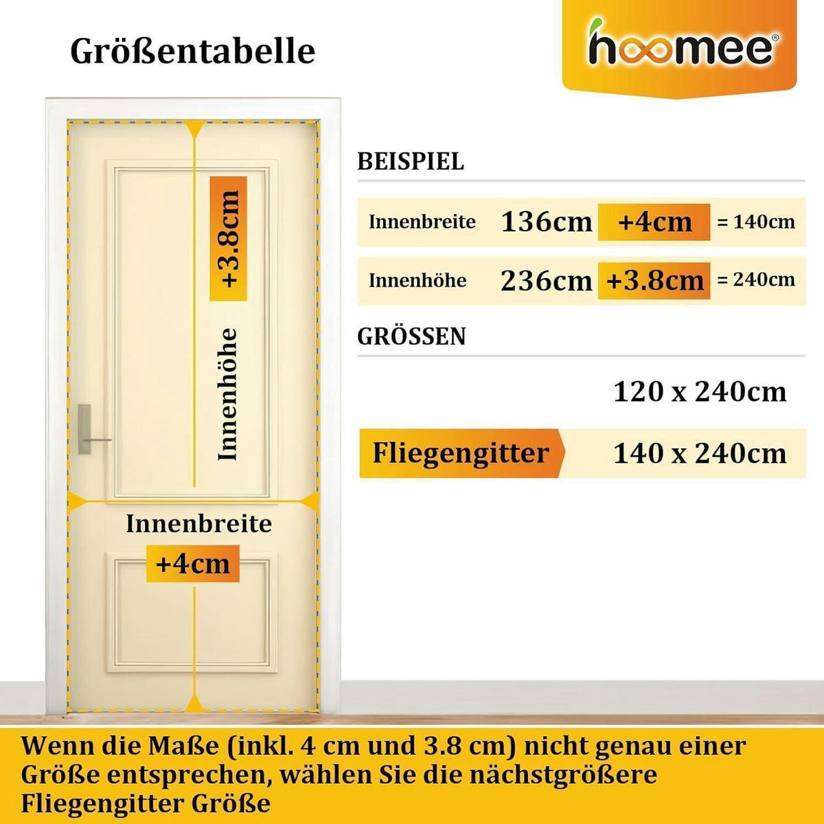 FLIEGENGITTER Tür mit kleinen Magneten, weiß - Weiß, Textil (140/240/1cm)