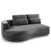 MODULLONGCHAIR - Grau, Textil (194/80/145cm) - home24