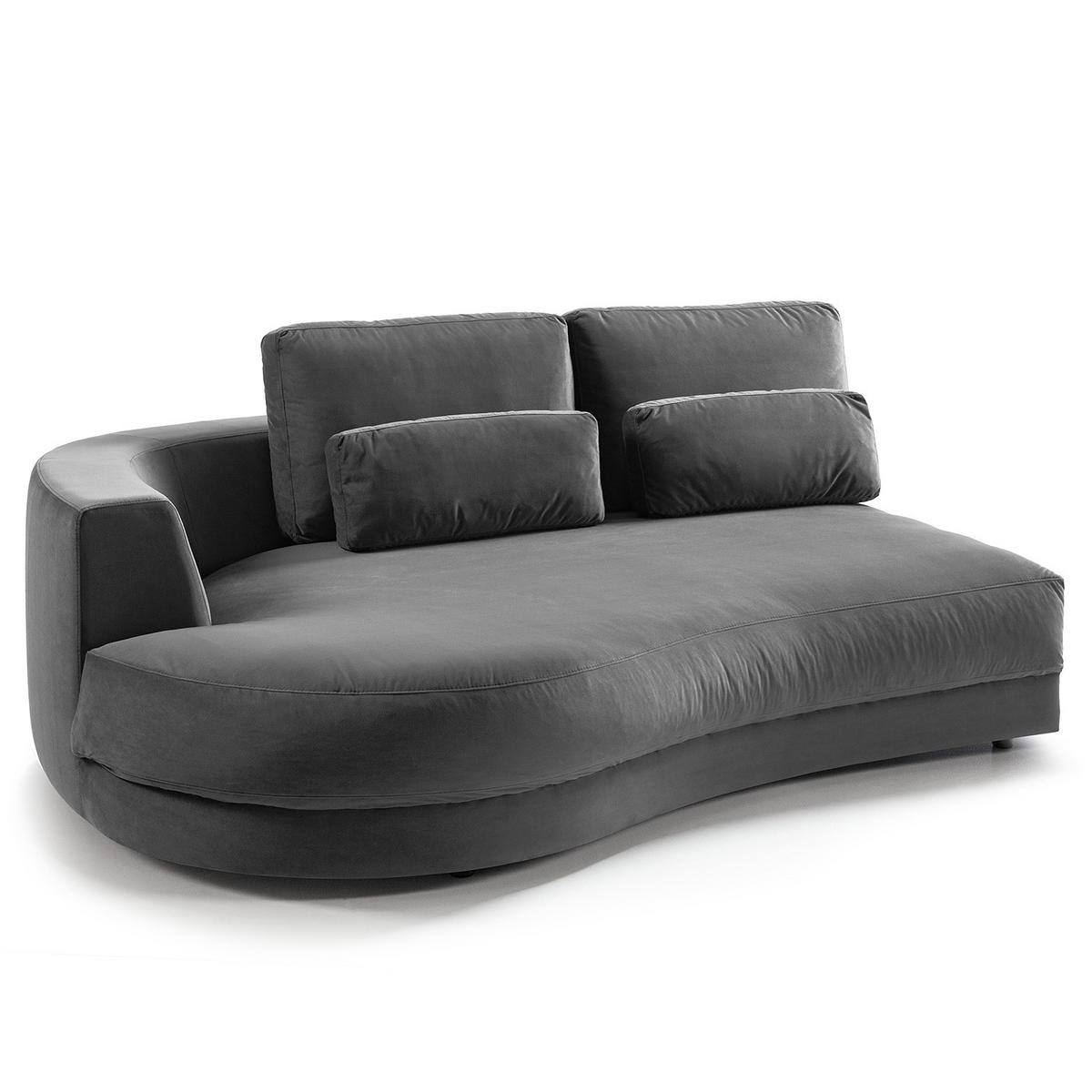 MODULLONGCHAIR - Grau, Textil (194/80/145cm) - home24