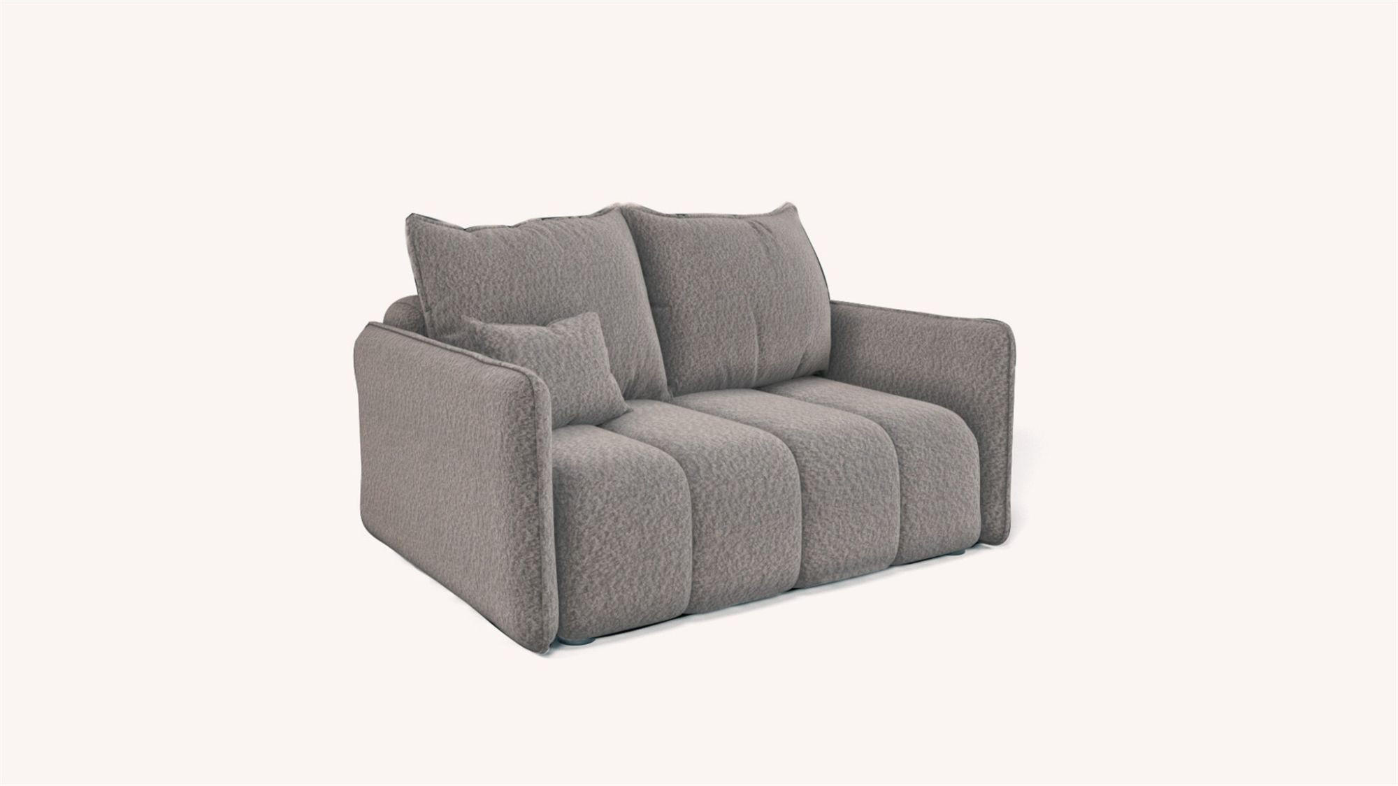 SOFA 2-sitzer Morgano - Beige, Holzwerkstoff/Textil (150/86/102cm) - Fun Möbel