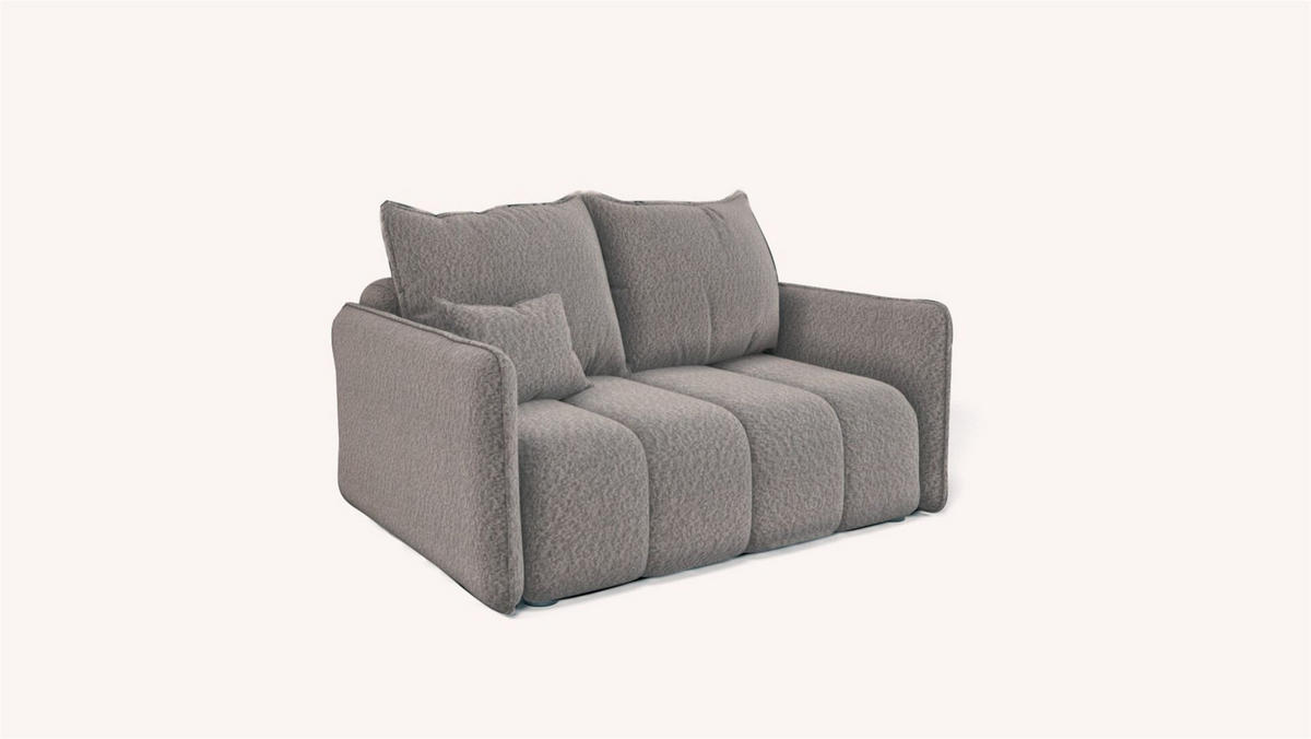 SOFASET Morgano 3-2-1 - Beige, Holzwerkstoff/Textil (216/86/102cm) - Fun Möbel