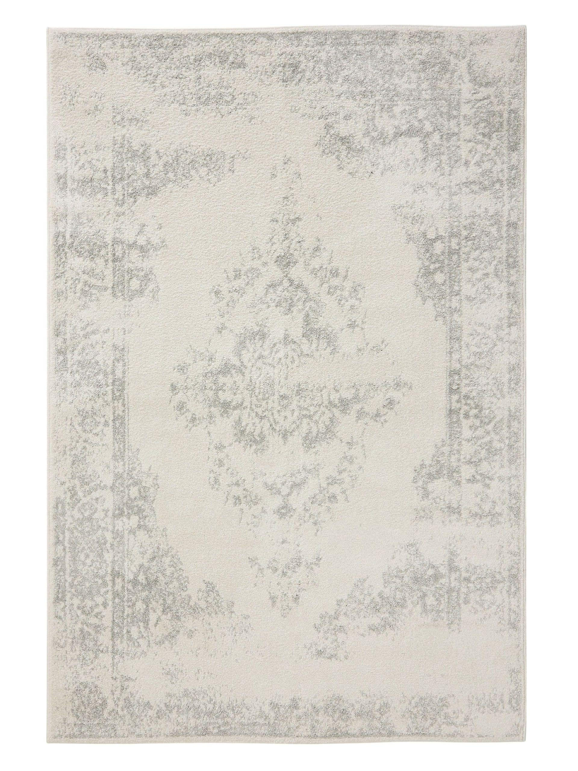 VINTAGE-TEPPICH Sia 200/300 cm - Taupe/Creme, Kunststoff (200/300cm) - benuta