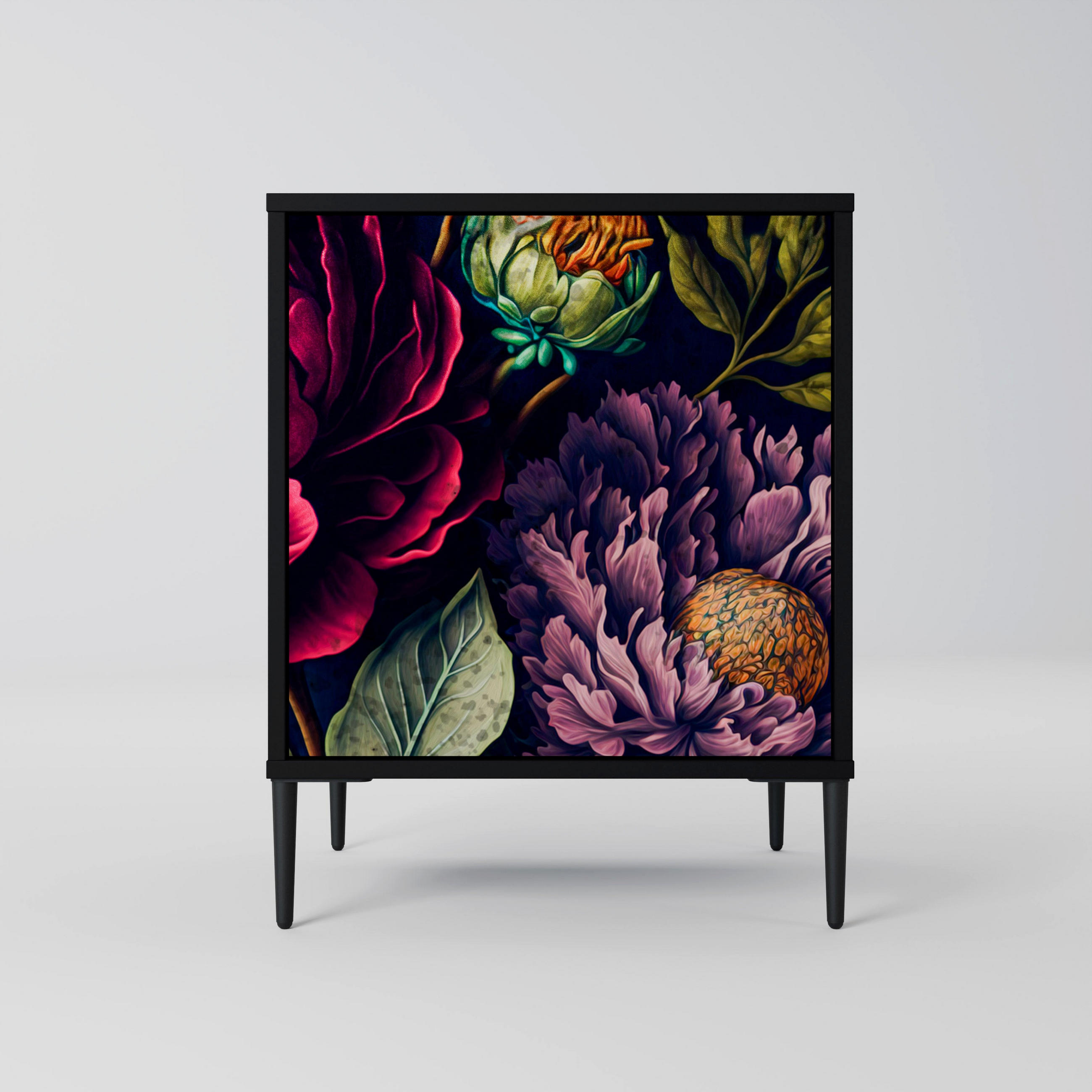 SpaceRebels Sideboard Schwarz 57.5x72.5x42 cm