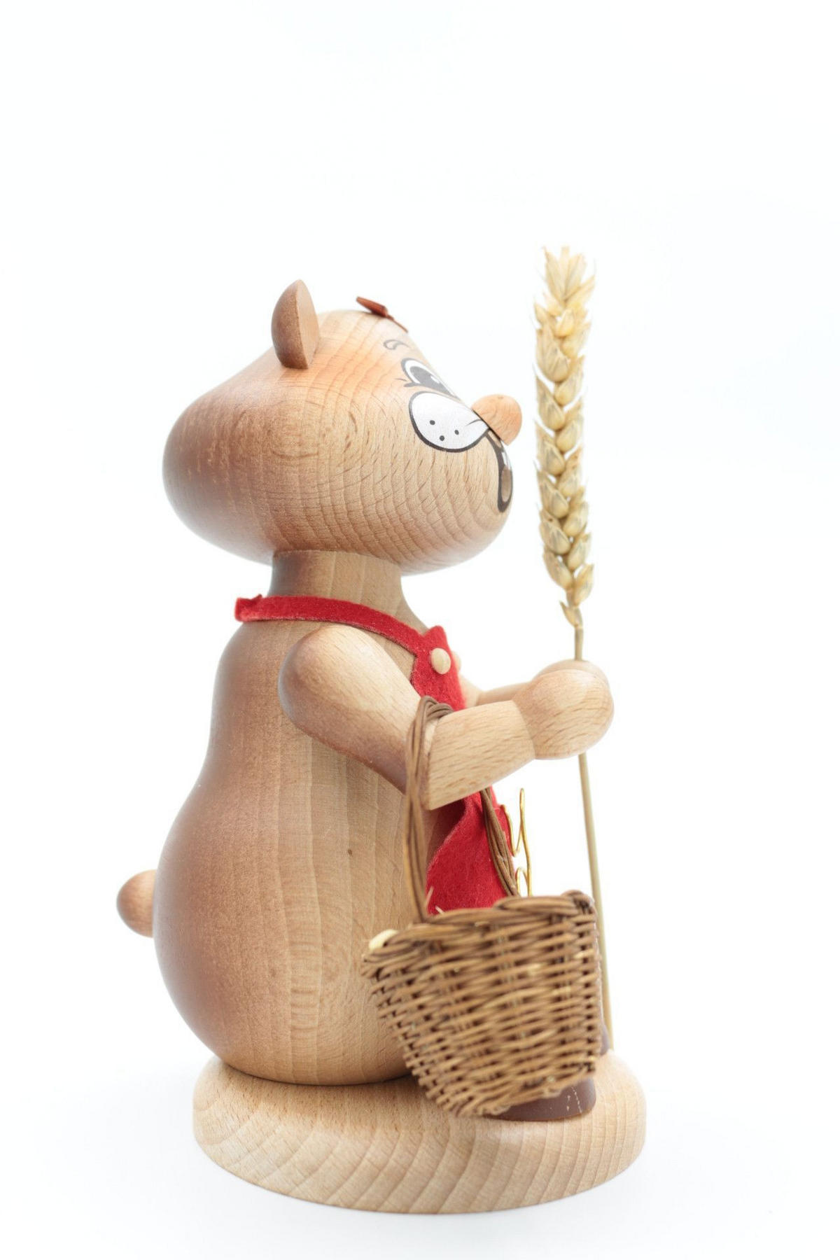 RAUCHFIGUR Hamster Urhamster-Frau 18 cm - Multicolor, Holz (12/18/0.1cm)