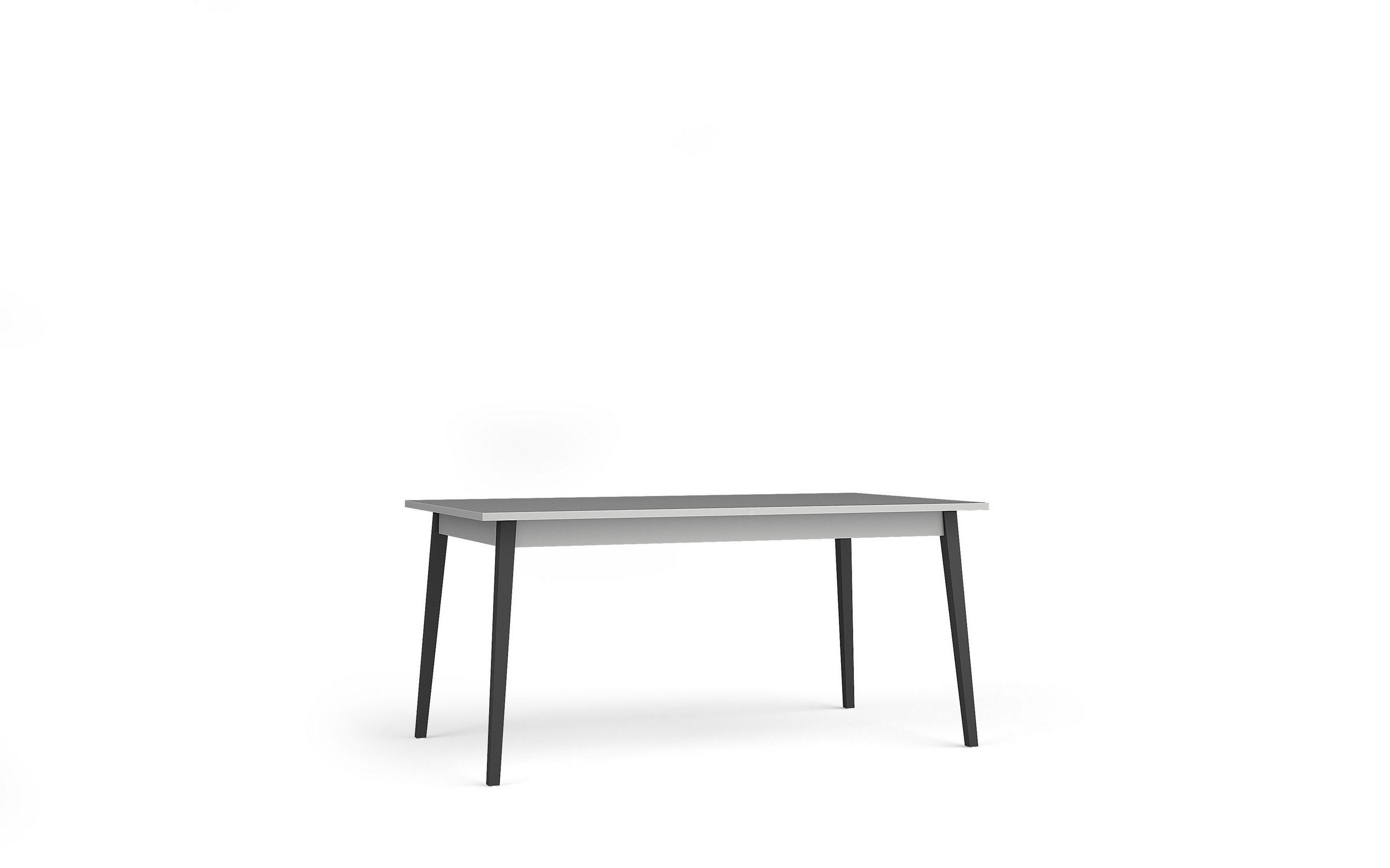 ESSTISCH NIMB Ausziehbar 180 - 220 / 90 x 75,5 cm - Schwarz/Grau, Holz (180/90/75.5cm) - MASSENO