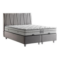POLSTERBETT Larin 100x200 Grau - Grau, Metall (100/200cm) - Villa Möbel