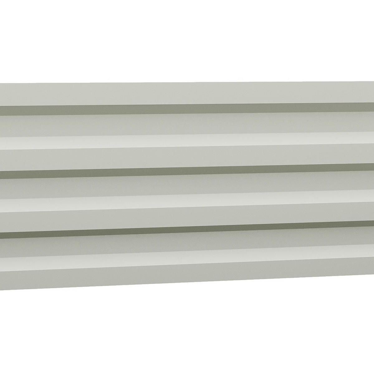 HOCHBEET-PFLANZKASTEN aus verzinktem Stahl in Grau Creme Quadratische für Garten Balkon 120x90x30cm 5,2 kg - Grau, Metall (90/30/120cm) - Livingandhome