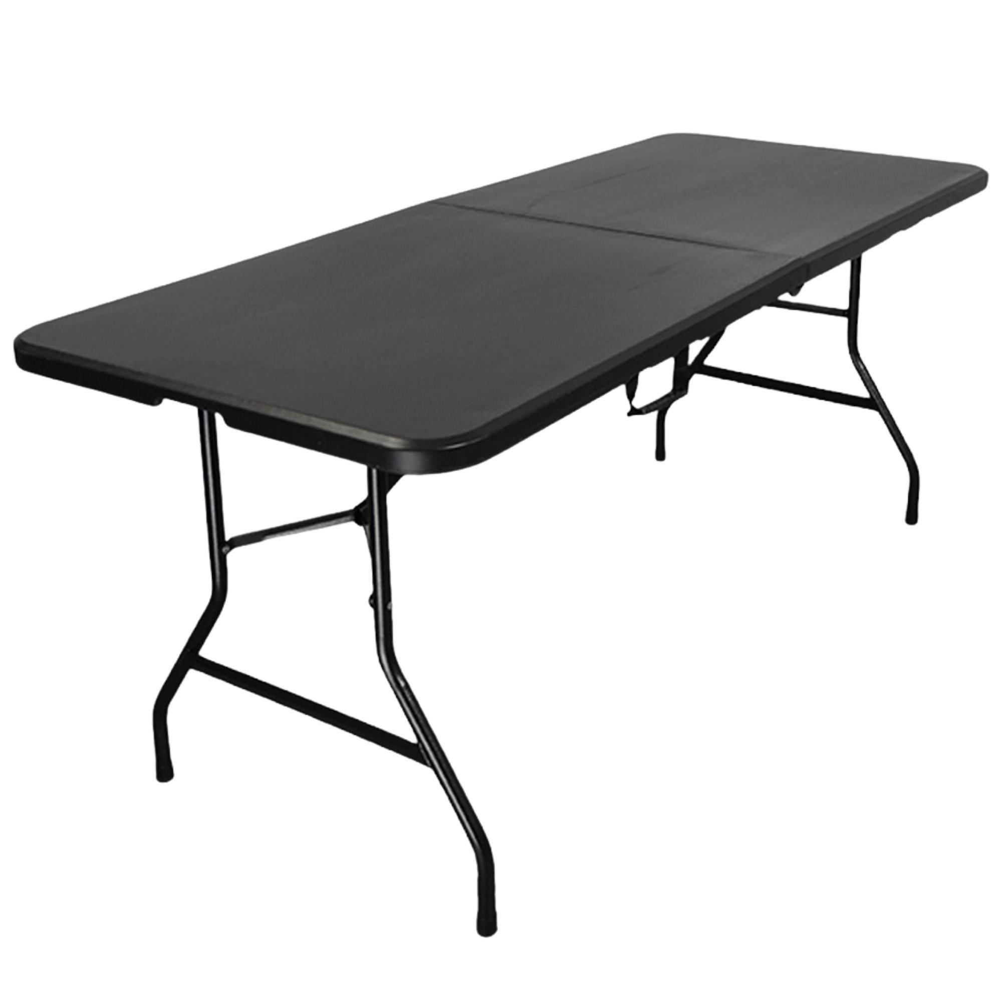BUFFETTISCH klappbar 180x75cm 8 Personen Kunststoff Schwarz - Schwarz, Kunststoff (75/180/74cm) - CHEFGASTRO