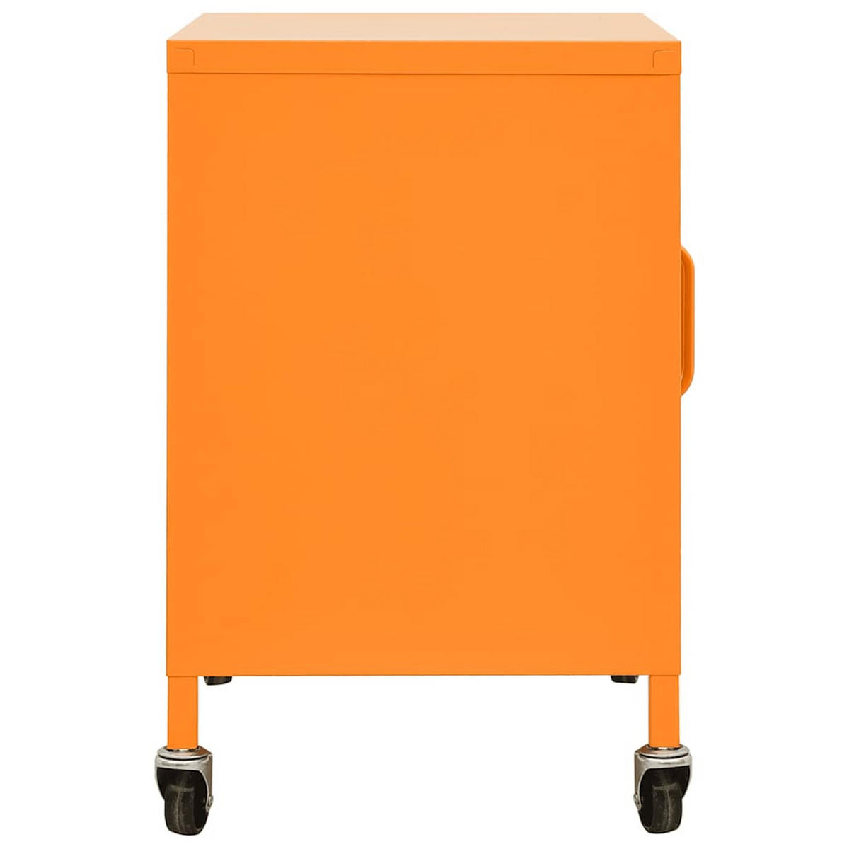 LAGERSCHRANK ORANGE 60X35X56 CM STAHL - Orange, Metall (35/56/60cm) - vidaXL