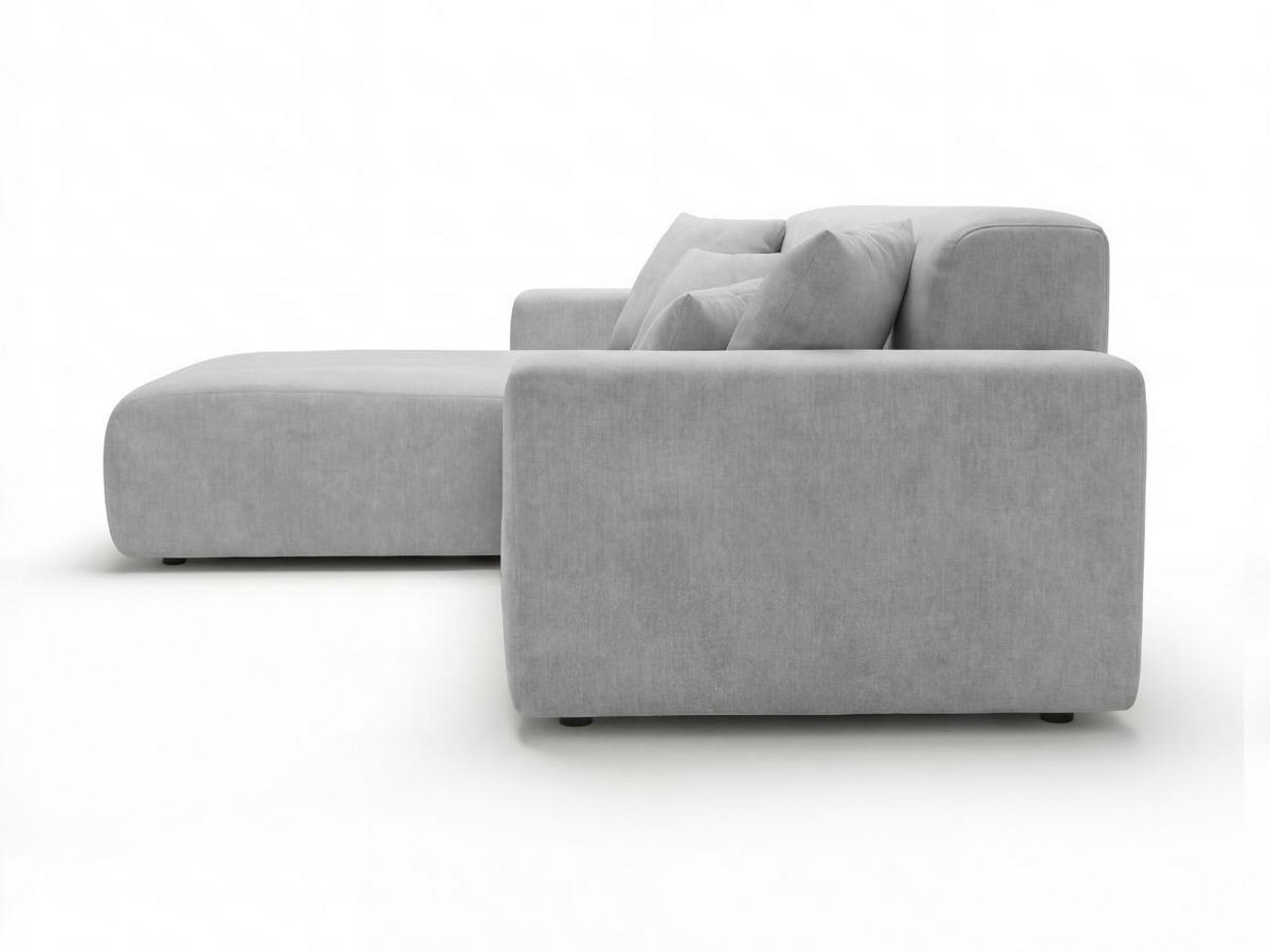 ECKSOFA Nork Grau Links - Grau, Holz/Textil (180/265cm) - Graingold