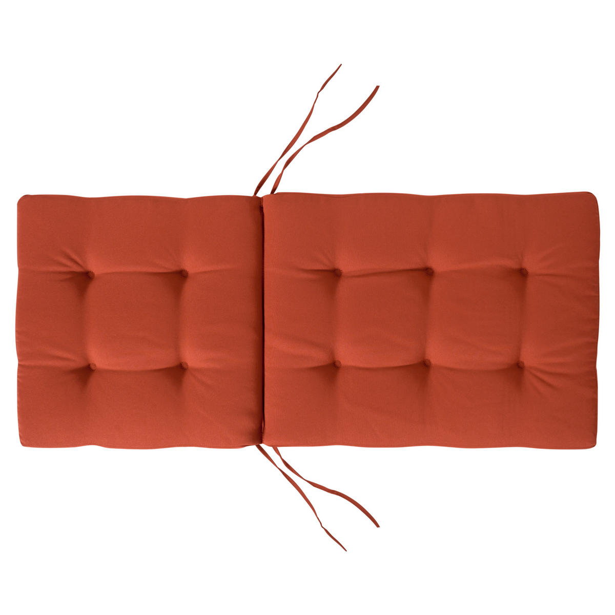 SITZAUFLAGEN 8er-Set Rot 42/95 cm Maui Premium - Rot, Textil (95/5/42cm) - Beliani