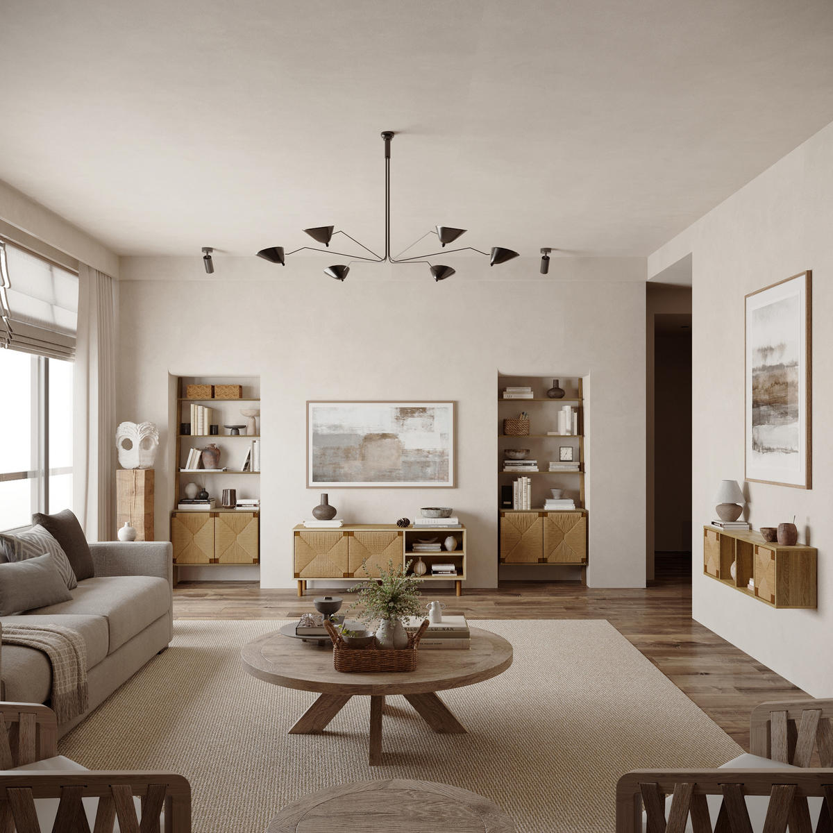 REGAL im Vintage-Naturstil, Holz | B80 x T43,9 x H180 cm - Braun, Holzwerkstoff (80/180/43.9cm) - Hometopia