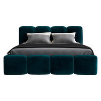 POLSTERBETT DONA 180x200 Grün - Grün, Textil (180/200cm) - A&J MöbelLand