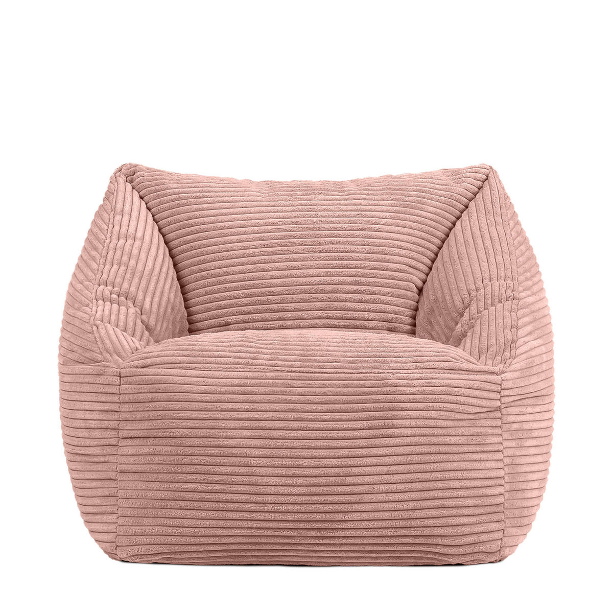 SITZSACK Flauschig für Kinder - Pink, Textil (55/44/55cm) - icon