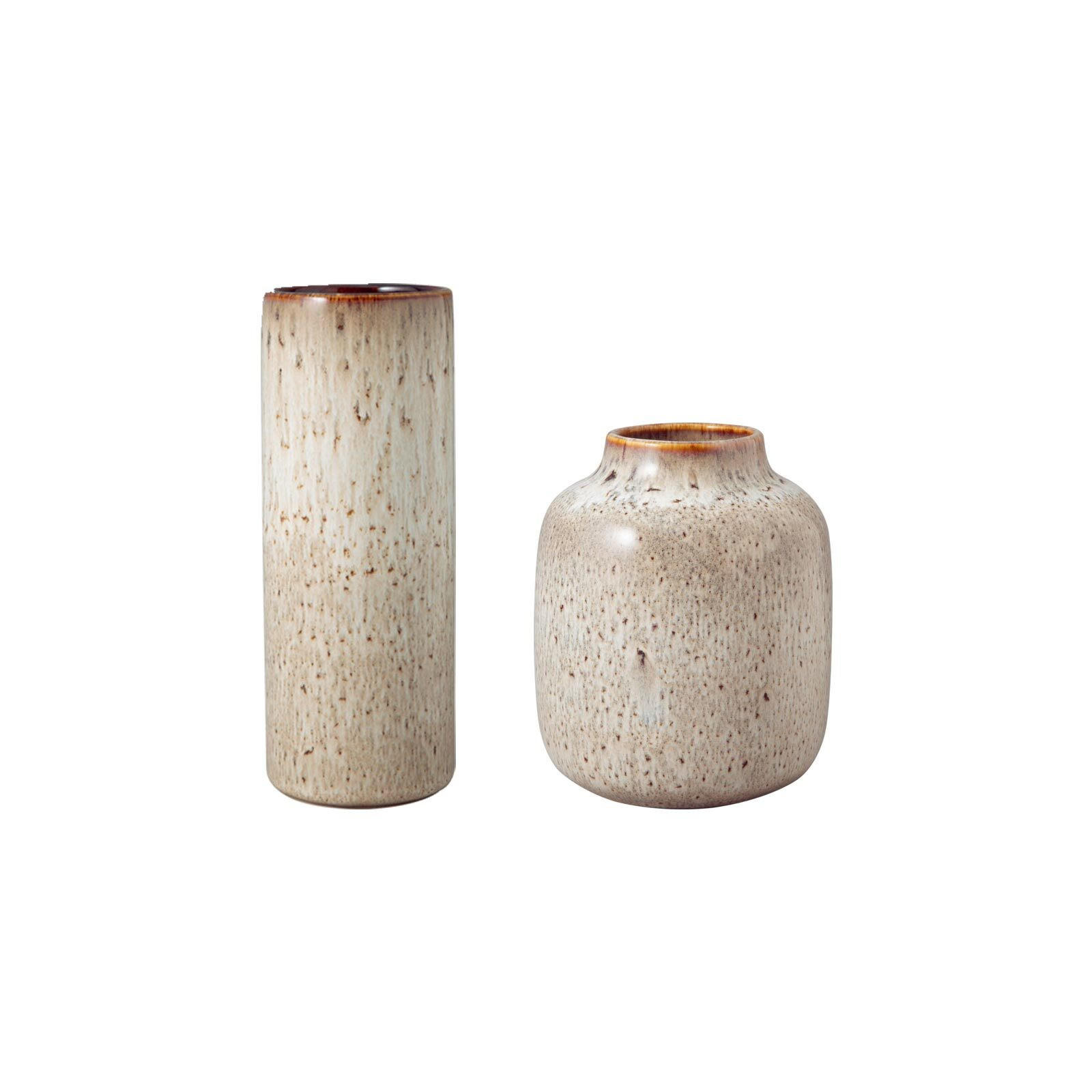 VASEN Lave Home beige 15,5 cm + 20 cm 2er Set - Beige, Keramik (1cm) - like.Villeroy & Boch